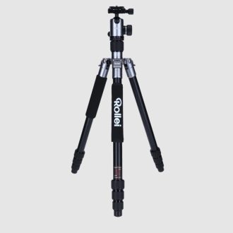   Rollei C5-i állvány + monopod + gömbfej + telefontartó adapter + táska, titánszürke