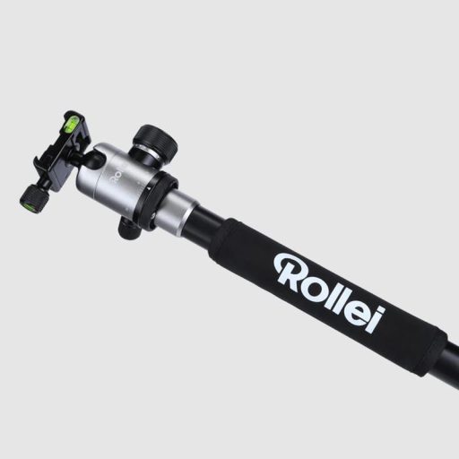 Rollei C5-i állvány + monopod + gömbfej + telefontartó adapter + táska, titánszürke
