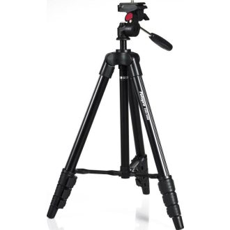   Rollei Compact Traveler Star S1 (DIGI 3400) állvány 3D fejjel + hordzsák, fekete