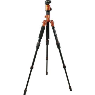   Rollei Compact Traveler No.1 állvány gömbfejjel + hordzsák, narancs