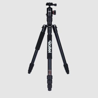   Rollei C5-i állvány + monopod + gömbfej + telefontartó adapter + táska, fekete