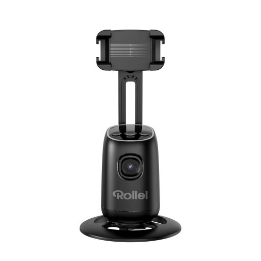 Rollei Easy Creator asztali okostelefon állvány AI arckövetéssel, gesztusvezérlés