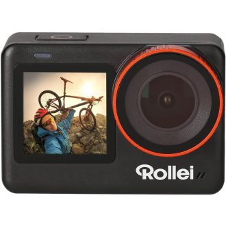   Rollei One Akciókamera, 4K/60fps 12Mp F2.8 170° wifi képstab.,érintő képernyő,első kijelző,vízálló
