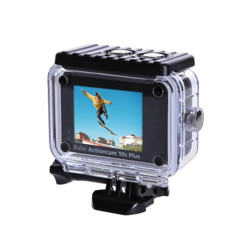 Rollei 10S Plus Akciókamera, 4K/30fps 13Mp F2.8 170° wifi képstabi, érintő képernyő, vízálló