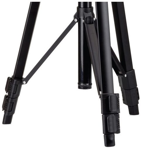 Sunpak 5400DLX állvány 3D fejjel,  telefon és akciókamera adapterrel, fekete