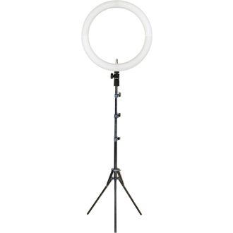   Sunpak LED 448 Bi-Color körlámpa, lámpaállvánnyal és hordtáskával, fekete