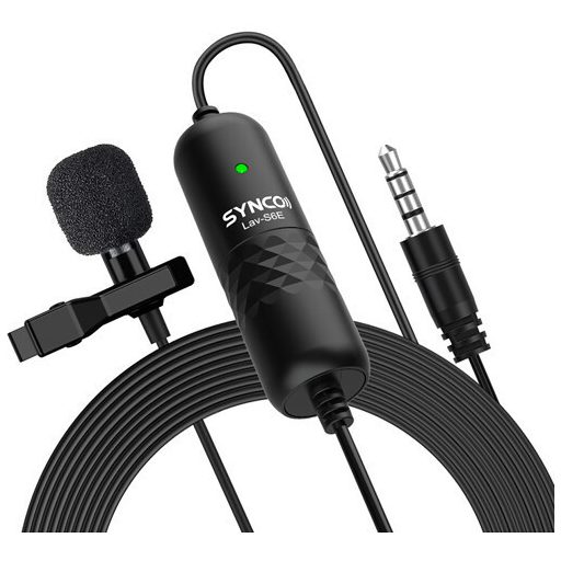Synco Lav-S6E csiptetős, gömbkarakterisztikás kondenzátor mikrofon
