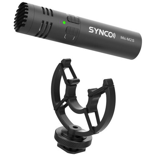Synco Mic-M2S kardioid kondenzátor mikrofon, TRS és TRRS csatlakozóval