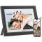 Thomson 1001W digitális képkeret 10" 1280x800, WiFi képátvitel mobilappról, érintőkijelző, fekete