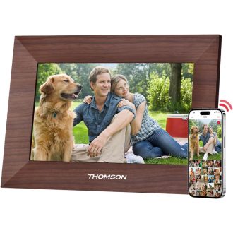   Thomson 7001P digitális képkeret 7" 1024x600, WiFi képátvitel mobilappról, érintőkijelző, barna