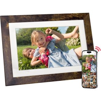   Thomson 8001W digitális képkeret 8" 1280x800, WiFi képátvitel mobilappról, érintőkijelző, barna