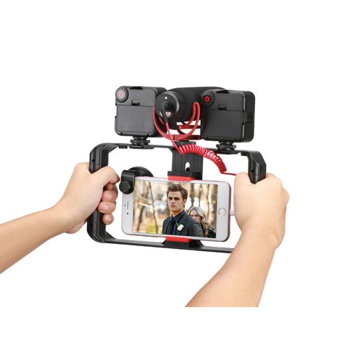 Ulanzi U-Rig Pro videós rig telefonokhoz, 3 vakupapucs csatlakozóval