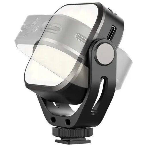 Ulanzi Vijim VL66 LED lámpa, dönthető forgatható, 2500-6500K, 2000mAh
