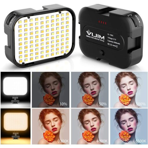 Ulanzi Vijim V110C bi-color LED lámpa, 2500LUX, 2500-6500K, 95CRI, 2000mAh