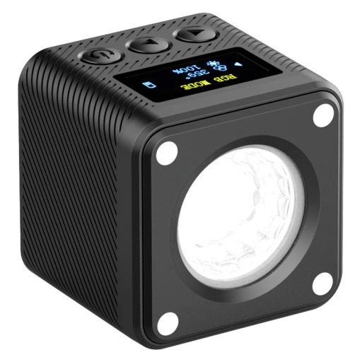 Ulanzi L2 RGB COB LED, vízálló IP68, 11 effekt , 800mAh, Oled kijelző, mágneses váz, 4cm