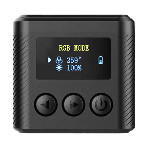Ulanzi L2 RGB COB LED, vízálló IP68, 11 effekt , 800mAh, Oled kijelző, mágneses váz, 4cm