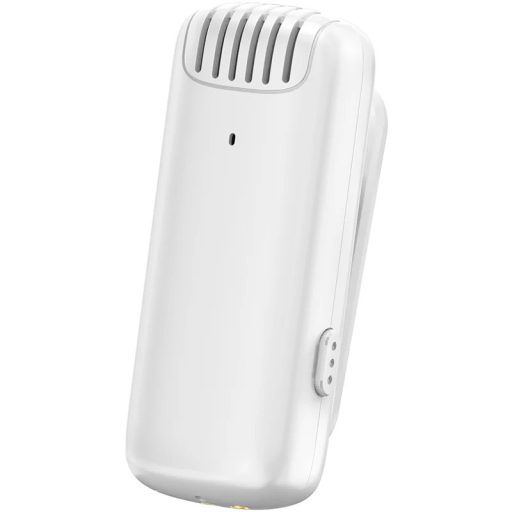 Ulanzi J12 vezeték nélküli Lavalier mikrofon, 2 mikrofon és 1 vevő, usb-c csatlakozás, fehér