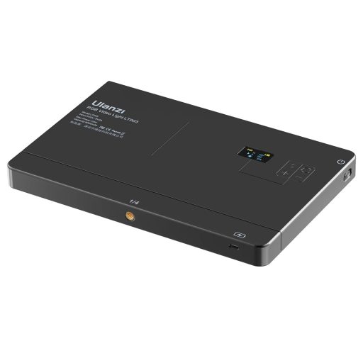 Ulanzi LT003 RGB LED lámpa, 10" átmérő, 2500-9000K, 15W, 20 effekt, 8000mAh