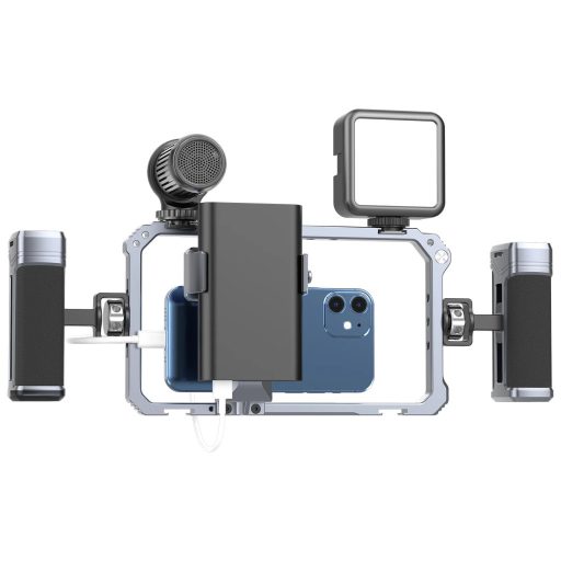Ulanzi unverzális telefonkeret rendszer, rig, cage , 2db fogantyú, 6db vakupapucs