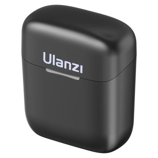 Ulanzi J11 vezeték nélküli Lavalier mikrofon, 1 mikrofon és 1 vevő, lighting csatlakozás, fekete