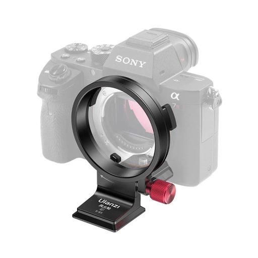 Ulanzi S-63 objektív állvány adapter, horizontális-vertikális rig, Sony Alpha kompatibilitás