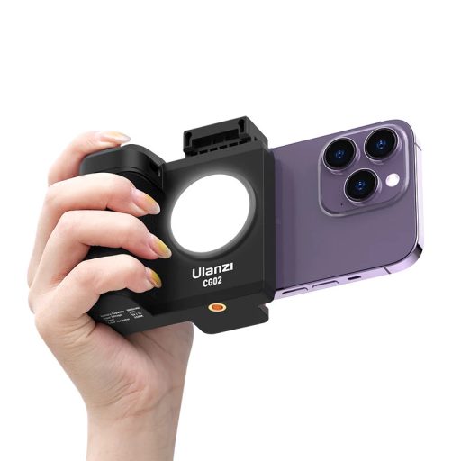 Ulanzi CG-02 okostelefon markolat, bluetooth kioldóval, fekete