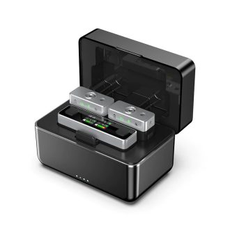   Ulanzi AM18 U-mic 2.4GHz vezeték nélküli duális mikrofon szett, usb-a, usb-c, lightning csatlakozás