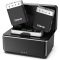 Ulanzi AM18 U-mic 2.4GHz vezeték nélküli duális mikrofon szett, usb-a, usb-c, lightning csatlakozás