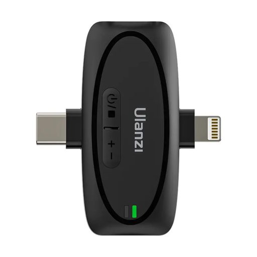 Ulanzi A020GBB1 V6 3-in-1, 2db vezeték nélküli lavalier mikrofon, lighting, usb-c, 3.5mm jack