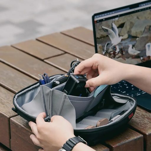 Ulanzi BP06 Traker Tech Pouch Mini fotós rendszerező táska, 2L, vízlepergető, fekete