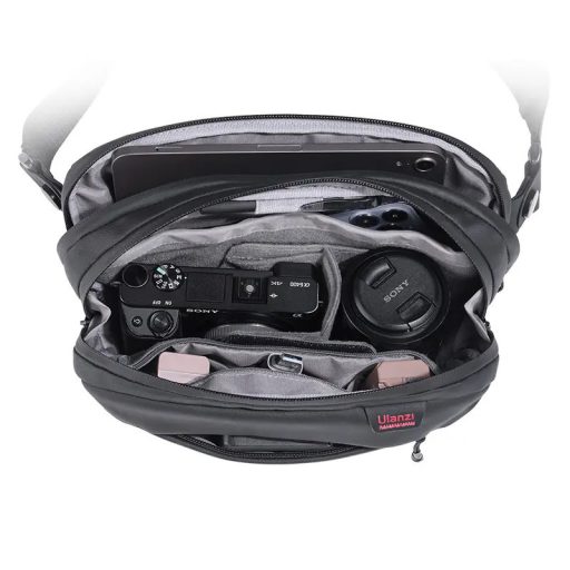 Ulanzi BP08 Traker Travel Chest bag, B009GBB1, fotós rendszerező oldaltáska, 4L, vízálló, fekete