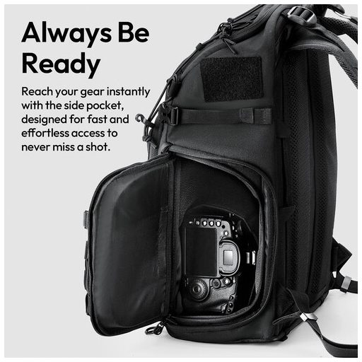 Ulanzi BC007 Tactical fotós hátizsák, 28L, fekete