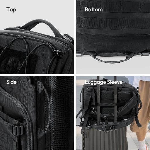 Ulanzi BC007 Tactical fotós hátizsák, 28L, fekete