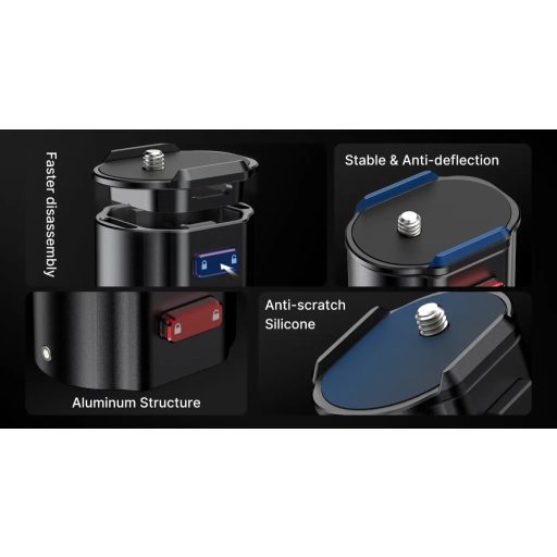 Ulanzi CA23, C043GBB1, állvány gyorscseretalp DJI RS2 és RS3-hoz