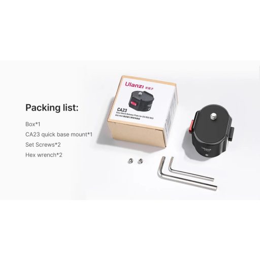 Ulanzi CA23, C043GBB1, állvány gyorscseretalp DJI RS2 és RS3-hoz