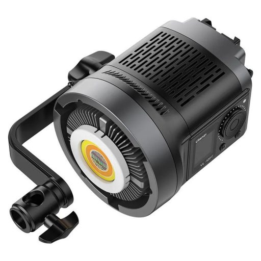 Ulanzi 120W rgb COB led lámpa, 2700K-6500K, HSI, 95CRI, 20 effekt, V-Mount, APP vezérlés, Bowens