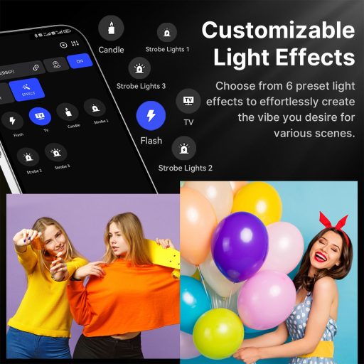 Ulanzi 200W bi-color COB led lámpa, 2700K-6500K, 95CRI, 6 effekt, V-Mount, APP vezérlés, Bowens