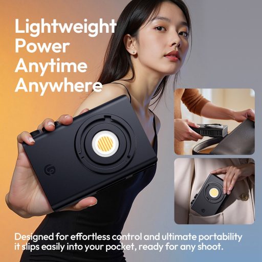 Ulanzi C01 100W COB led lámpa, 2700K-6500K, 14500LUX, 96CRI, mini Bowens, alap reflektor