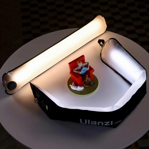 Ulanzi UA20, 20W, felfújható Led cső, cseppálló, 2700-6500K, 12 effekt, 2500mAh, 12x90cm, mágneses