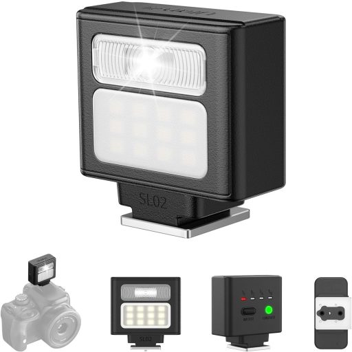 Ulanzi SL02 Spark Lite mini vaku és Led, GN8, középpontos érintkező