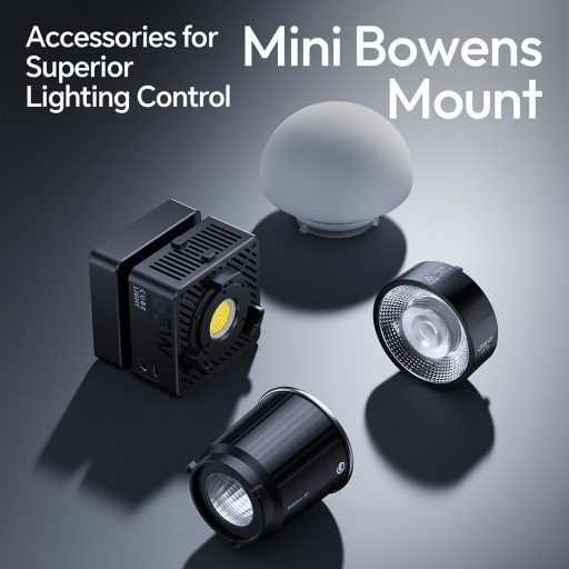 Ulanzi 65W EC65 bi-color Led lámpa fényformálókkal, 46Wh akku, 2500-6500K, APP vezérlés, mini Bowens