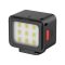 Ulanzi DG01 szuper mini LED lámpa, 5600K, 500mAh, diffúzor, USB-C, fekete