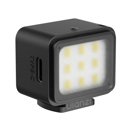 Ulanzi DG01 szuper mini LED lámpa, 5600K, 500mAh, diffúzor, USB-C, fekete