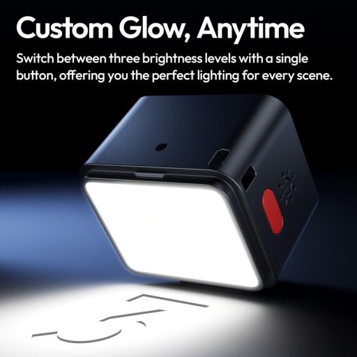 Ulanzi DG01 szuper mini LED lámpa, 5600K, 500mAh, diffúzor, USB-C, fekete