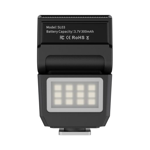 Ulanzi SL03 Spark Lite mini vaku és Led, dönthető, GN8, középpontos érintkező, fekete