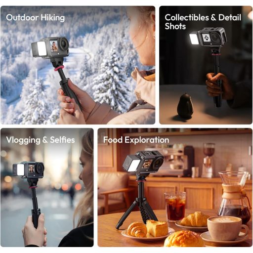 Ulanzi LM24 Action Quick Release Mini Fill Light II, LED lámpa, DJI Action 6/Nano