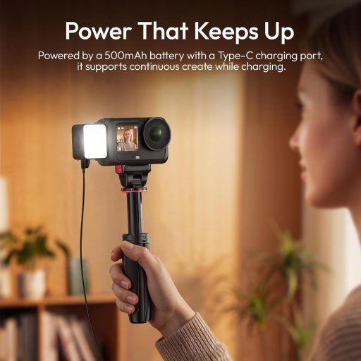 Ulanzi LM24 Action Quick Release Mini Fill Light II, LED lámpa, DJI Action 6/Nano