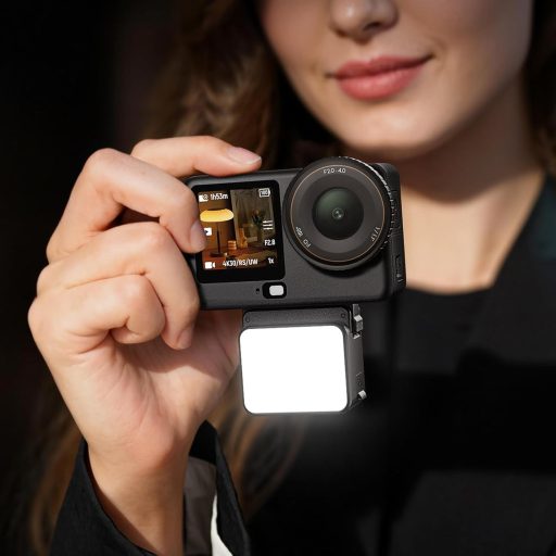 Ulanzi LM24 Action Quick Release Mini Fill Light II, LED lámpa, DJI Action 6/Nano