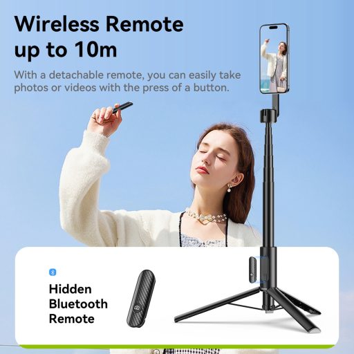 Ulanzi Magnetic Selfie Stick Max állvány, 164 cm selfie állvány, Magsafe telefon adapter, bluetooth