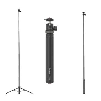  Ulanzi TT24 automatikusan nyíló selfie állvány, monopod, akciókamera és telefontartó, 150cm, fekete